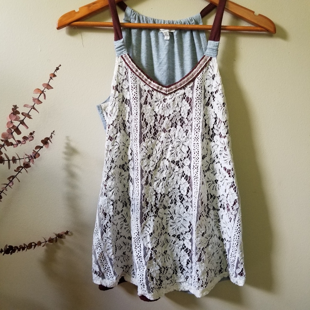 Lace tank top, Maurice's